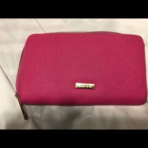 Aldo zip around wallet.